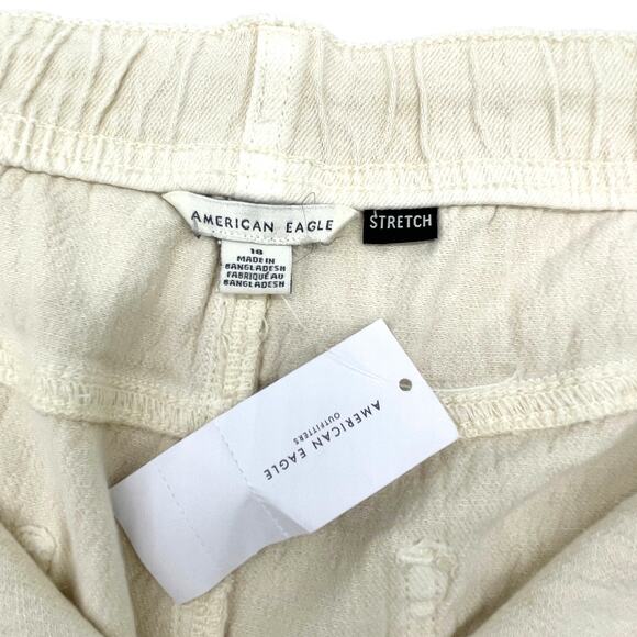 American Eagle Womens Tomgirl Shorts Size 18 Stretch Casual Coastal‎ Soft Beach - Picture 9 of 16